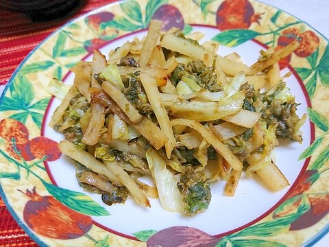 ふきのとうの野菜炒め